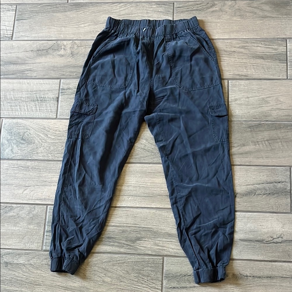 Thread & Supply Blue Cargo Pants Relaxed Fit